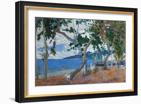 Seashore I, 1887, Island of Martinique-Paul Gauguin-Framed Giclee Print