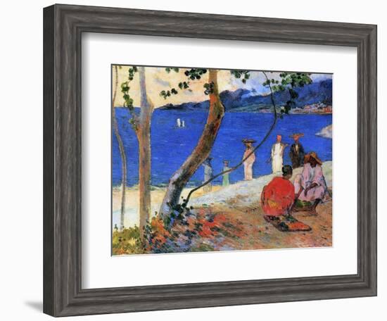 Seashore, Martinique Island, 1887-Paul Gauguin-Framed Giclee Print