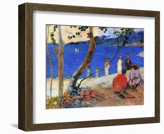 Seashore, Martinique Island, 1887-Paul Gauguin-Framed Giclee Print