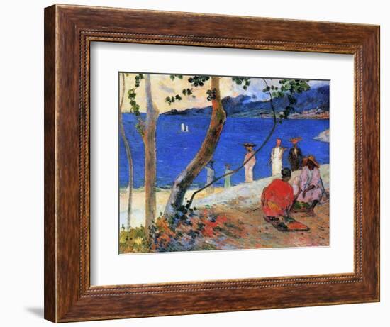 Seashore, Martinique Island, 1887-Paul Gauguin-Framed Giclee Print