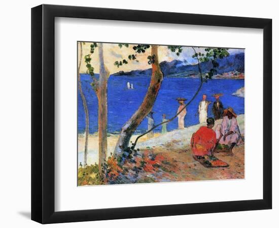 Seashore, Martinique Island, 1887-Paul Gauguin-Framed Giclee Print