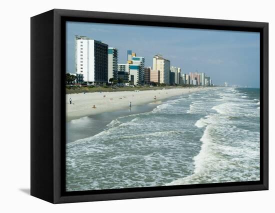 Seashore, Myrtle Beach, South Carolina, USA-Ethel Davies-Framed Premier Image Canvas