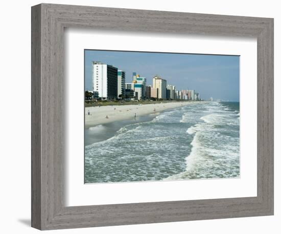 Seashore, Myrtle Beach, South Carolina, USA-Ethel Davies-Framed Photographic Print