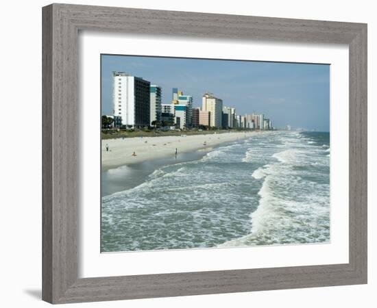 Seashore, Myrtle Beach, South Carolina, USA-Ethel Davies-Framed Photographic Print