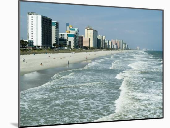 Seashore, Myrtle Beach, South Carolina, USA-Ethel Davies-Mounted Photographic Print