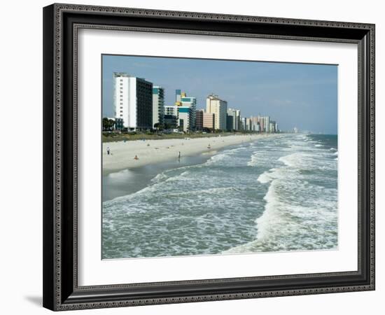 Seashore, Myrtle Beach, South Carolina, USA-Ethel Davies-Framed Photographic Print