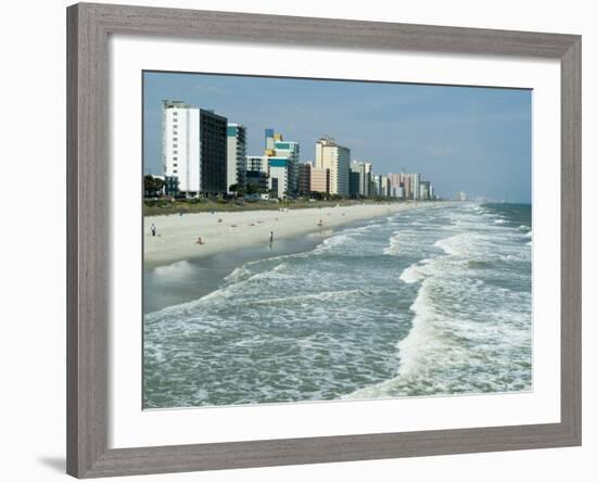 Seashore, Myrtle Beach, South Carolina, USA-Ethel Davies-Framed Photographic Print