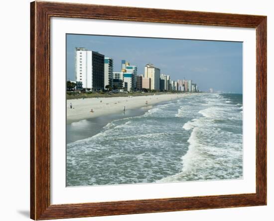 Seashore, Myrtle Beach, South Carolina, USA-Ethel Davies-Framed Photographic Print