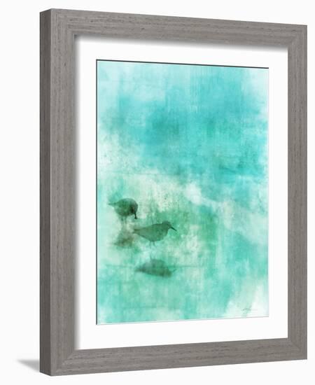 Seashore Stroll 1-Ken Roko-Framed Art Print
