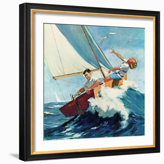 "Seasick Sailor", August 22, 1959-Richard Sargent-Framed Giclee Print