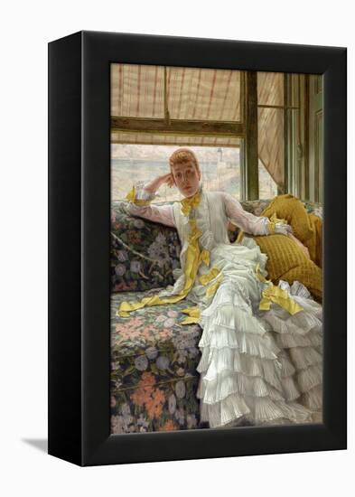 Seaside, 1878-James Tissot-Framed Premier Image Canvas