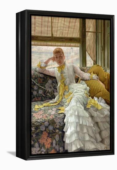 Seaside, 1878-James Tissot-Framed Premier Image Canvas