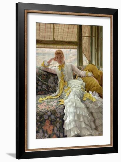 Seaside, 1878-James Tissot-Framed Giclee Print