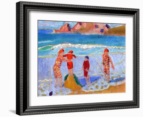 Seaside, 1909-Maurice Denis-Framed Giclee Print