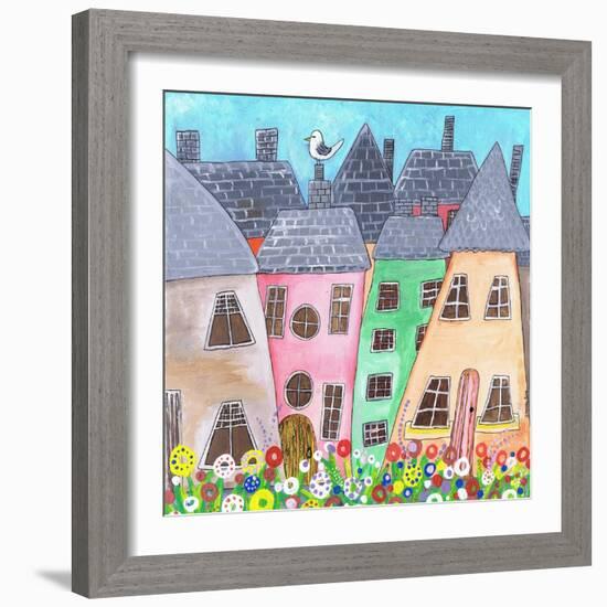 Seaside Bay-Caroline Duncan-Framed Giclee Print