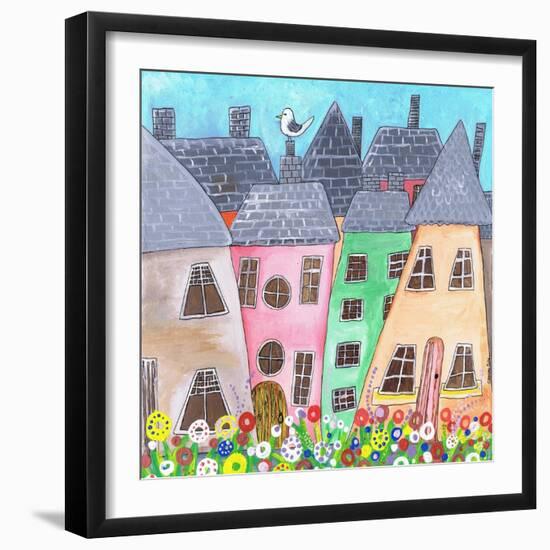 Seaside Bay-Caroline Duncan-Framed Giclee Print