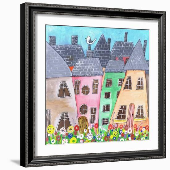 Seaside Bay-Caroline Duncan-Framed Giclee Print