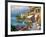 Seaside Bistro Café-Sung Kim-Framed Premium Giclee Print