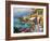 Seaside Bistro Café-Sung Kim-Framed Art Print