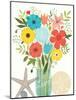 Seaside Bouquet I Mason Jar-Michael Mullan-Mounted Art Print