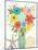 Seaside Bouquet I Mason Jar-Michael Mullan-Mounted Art Print