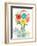 Seaside Bouquet III Mason Jar-Michael Mullan-Framed Art Print