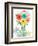 Seaside Bouquet III Mason Jar-Michael Mullan-Framed Premium Giclee Print