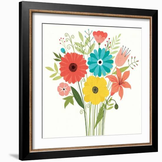 Seaside Bouquet III-Michael Mullan-Framed Art Print