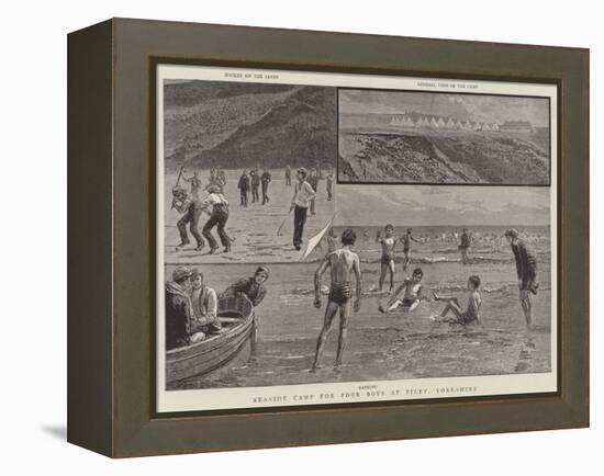 Seaside Camp for Poor Boys at Filey, Yorkshire-null-Framed Premier Image Canvas