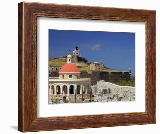 Seaside Cemetary, San Juan, Puerto Rico, USA, Caribbean-Kymri Wilt-Framed Photographic Print