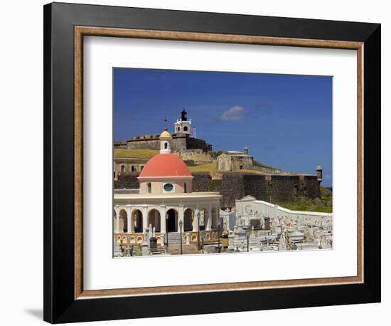 Seaside Cemetary, San Juan, Puerto Rico, USA, Caribbean-Kymri Wilt-Framed Photographic Print