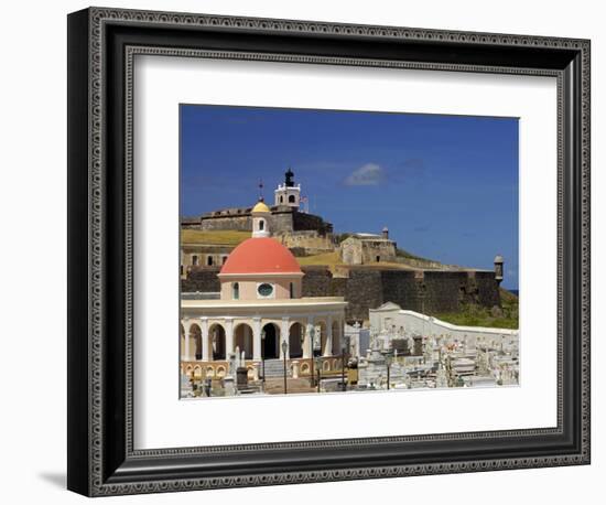 Seaside Cemetary, San Juan, Puerto Rico, USA, Caribbean-Kymri Wilt-Framed Photographic Print