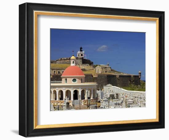 Seaside Cemetary, San Juan, Puerto Rico, USA, Caribbean-Kymri Wilt-Framed Photographic Print