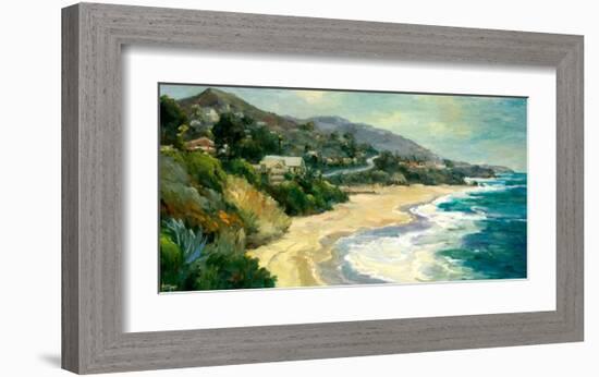 Seaside Cove-Allayn Stevens-Framed Art Print