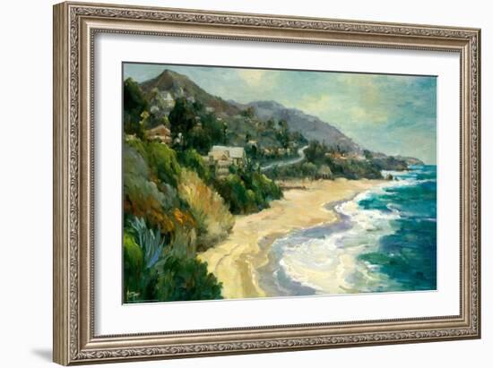 Seaside Cove-Stevens Allayn-Framed Art Print