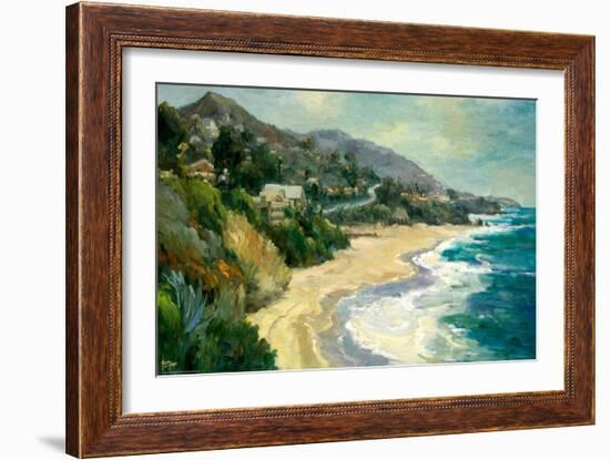 Seaside Cove-Stevens Allayn-Framed Art Print