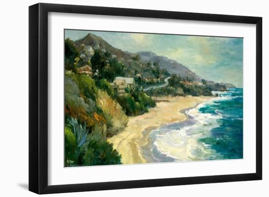 Seaside Cove-Stevens Allayn-Framed Art Print