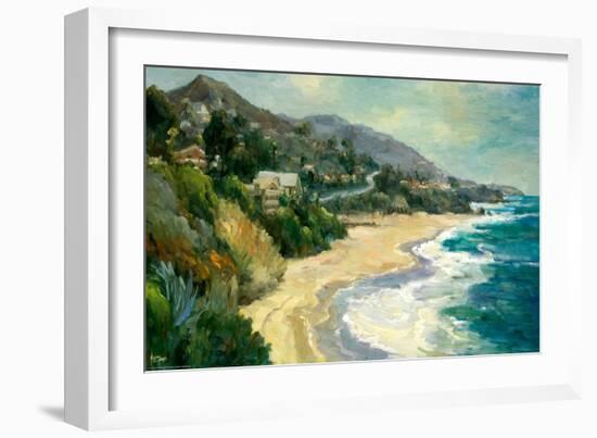 Seaside Cove-Stevens Allayn-Framed Art Print