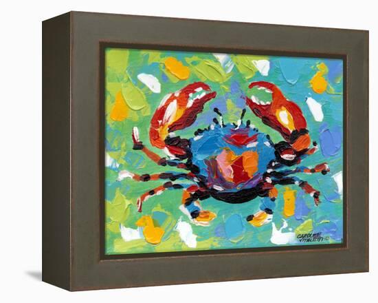 Seaside Crab I-Carolee Vitaletti-Framed Stretched Canvas