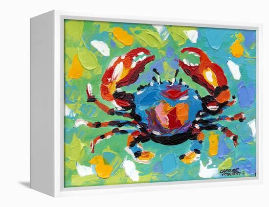 Seaside Crab I-Carolee Vitaletti-Framed Stretched Canvas