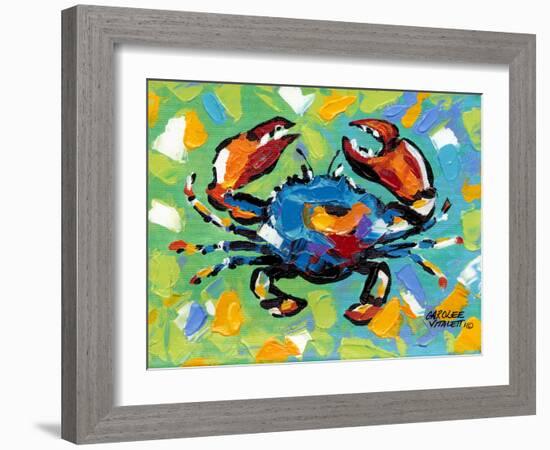 Seaside Crab II-Carolee Vitaletti-Framed Art Print