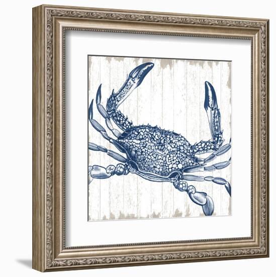 Seaside Crab-Sparx Studio-Framed Art Print