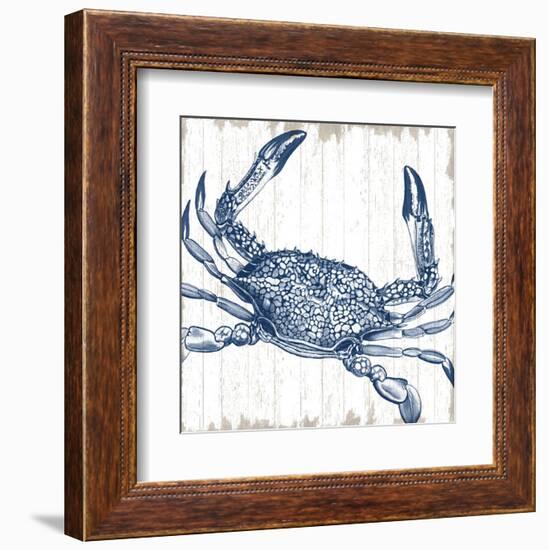 Seaside Crab-Sparx Studio-Framed Art Print