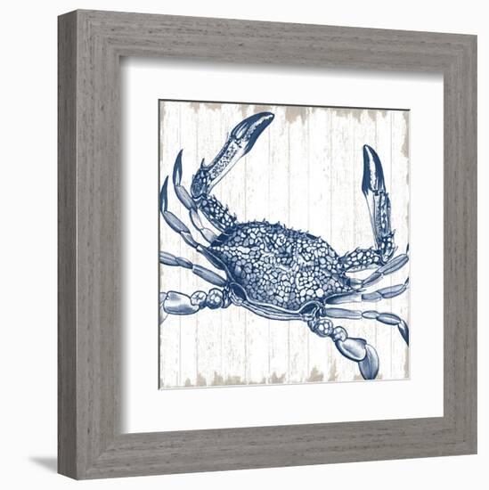 Seaside Crab-Sparx Studio-Framed Art Print