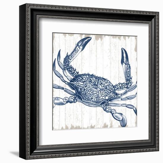 Seaside Crab-Sparx Studio-Framed Art Print