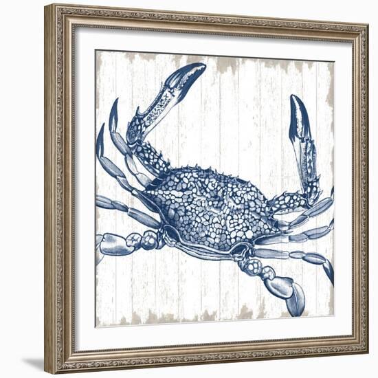 Seaside Crab-Sparx Studio-Framed Art Print