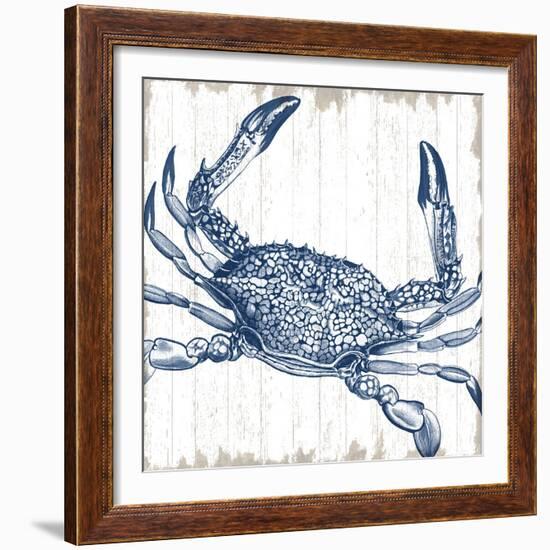 Seaside Crab-Sparx Studio-Framed Art Print