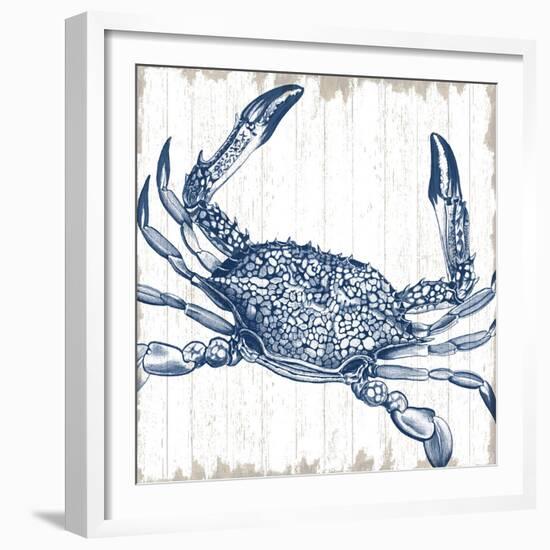 Seaside Crab-Sparx Studio-Framed Art Print