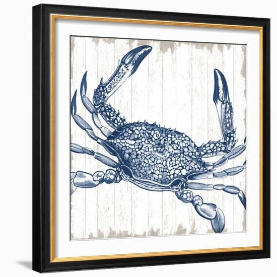 Seaside Crab-Sparx Studio-Framed Art Print