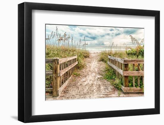 Seaside Destination-Mary Lou Johnson-Framed Photo